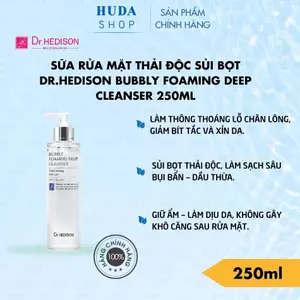 Sữa rửa mặt thải độc sủi bọt Dr.Hedison Bubbly Foaming Deep Cleanser 250ml