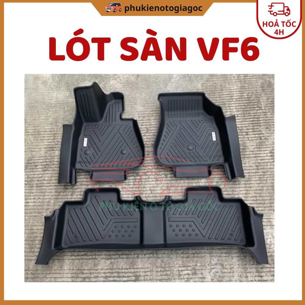 Thảm Lót Sàn VF6 Nhựa TPE 5D Tràn Viền Cao Cấp– Đúc Nguyên Khối, Chống Nước, Dễ Vệ Sinh, Không Mùi, Chuẩn Form