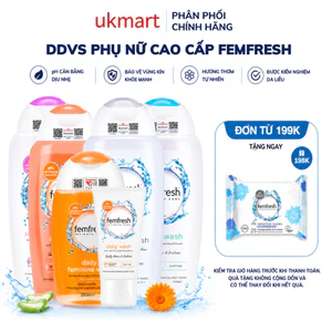 Dung Dịch Vệ Sinh Phụ Nữ Cao Cấp Femfresh Anh Quốc UK 50ml - 150ml - 250ml
