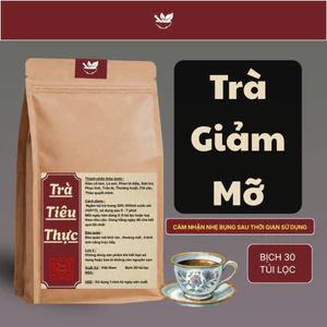 Trà Tiêu Thực - Lụcbinhorganic - Thanh lọc thân thể giảm tích tụ vùng bụng eo giúp nhẹ bụng dễ tiêu Bịch 30 túi lọc