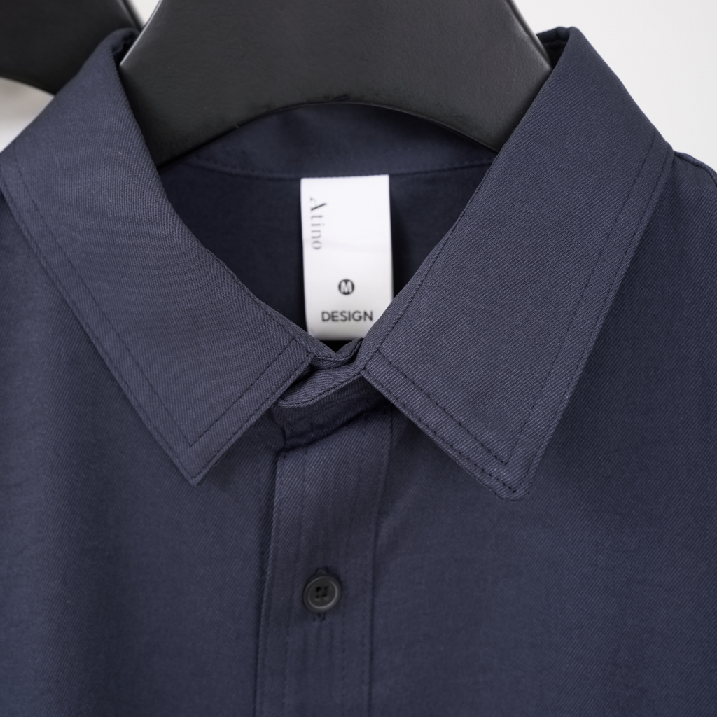 Áo Sơ Mi Nam Dài Tay ATINO 100% Polyester Mềm Nhẹ Thoáng Mát L.4.4421 | BigBuy360 - bigbuy360.vn