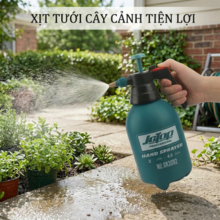 Bình xịt tưới cây cầm tay JcTop 2L đa năng – Phun sương & Phun tia mạnh mẽ