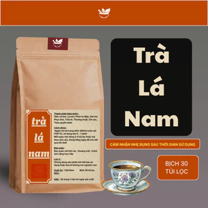 Trà Lá Nam Thanh Lọc Cơ Thể, Hạn Chế Tích Tụ Vùng Bụng Eo, Tạo Cảm Giác Nhẹ Bụng, Dễ Tiêu Hóa, Bịch 30 Túi Lọc Tiện Dùng
