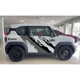 Tem 2 bên Sườn Xe Ô tô VF3, Team Decal Oto-Tem 2 bên sườn Cực Chất, Hàng 3 Lớp Chất Lượng Cao ,Team Decal
