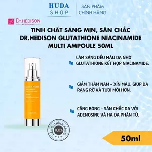 Tinh chất sáng mịn, săn chắc Dr.Hedison Glutathione Niacinamide Multi Ampoule 50ml