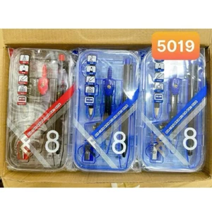 Compa 5019 kèm bộ thước kẻ , kèm eke, thước đo độ , thước kẻ bút chì , gọt chì chính hãng