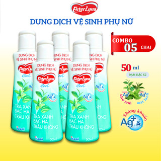 Dung dịch vệ sinh phụ nữ EnterLyna Nước rửa phụ khoa chiết xuất Trầu Không Trà Xanh Bạc Hà, Nano Ag+