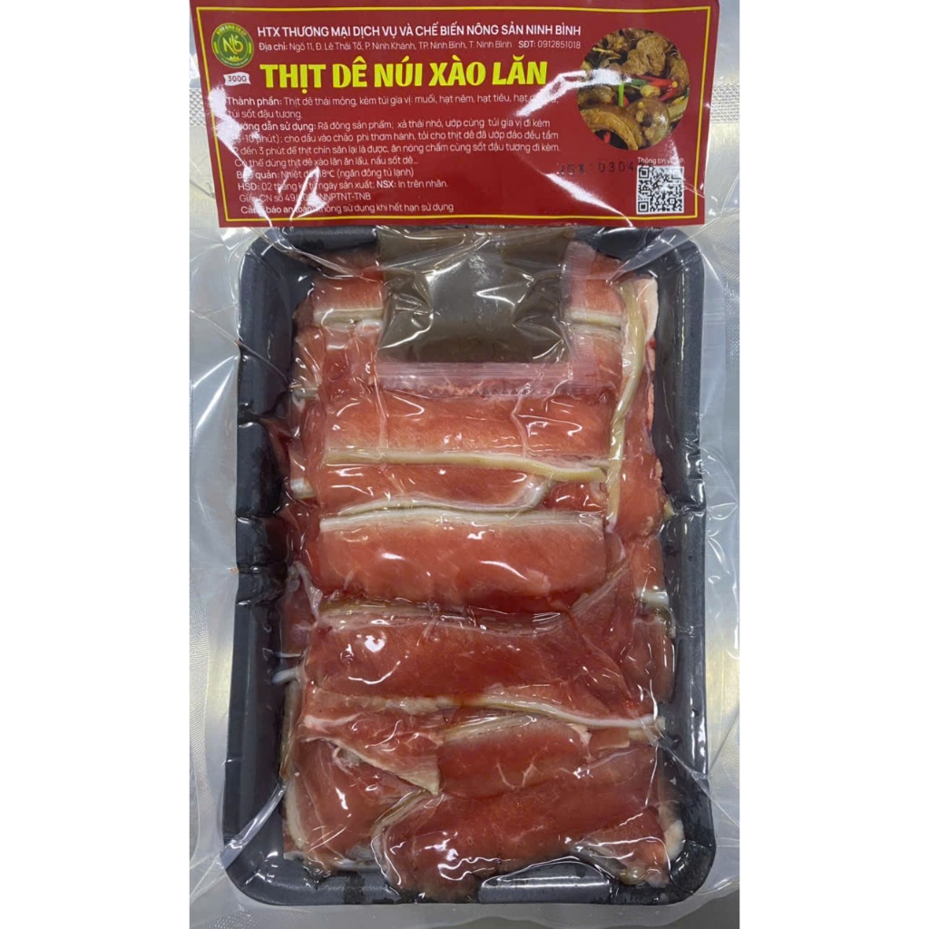 Thịt dê xào lăn, dê núi Ninh Bình, dê xào lăn ngon, thịt dê tẩm ướp, IDFood