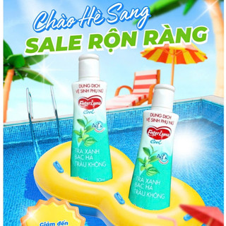 Dung dịch vệ sinh phụ nữ EnterLyna Nước rửa phụ khoa chiết xuất Trầu Không Trà Xanh Bạc Hà, Nano Ag+