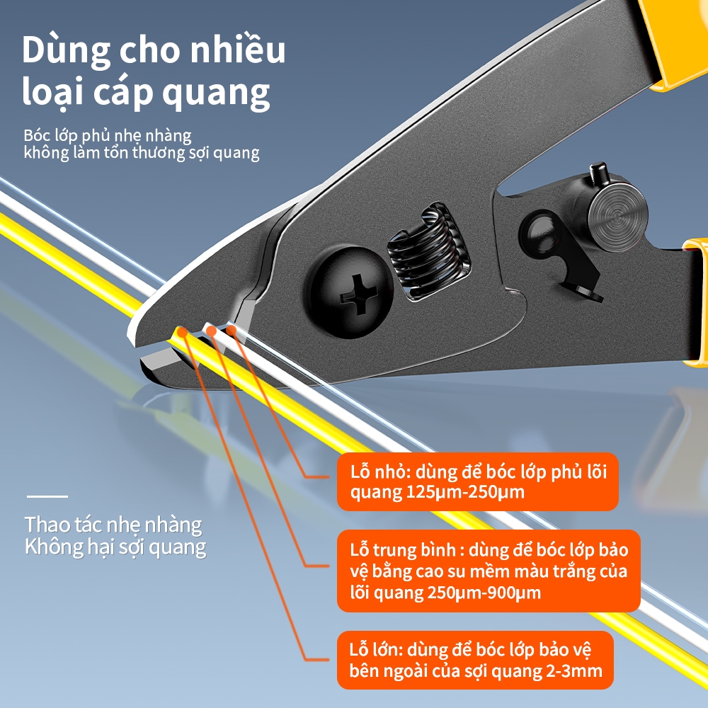 Kim Tuot Cap Quang Miller CFS-3 3 Luoi Cao Cap Kim Tuot Soi Quang Chuyen Nghiep