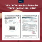 Bộ chăn ga gối lụa 100% Tencel 60s 1m6-1m8-2m-2m2 x 2m (Dày 5-12cm) trơn màu - Mướt Home, bộ 5 món kèm chăn — ảnh 8