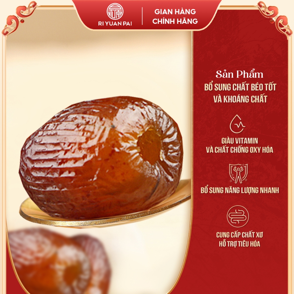 Mứt Táo Đỏ - Táo Đỏ Sấy Dẻo RIYUAN 500G- 1KG, thơm ngon, ngọt tự nhiên, nguồn gốc rõ ràng tốt cho sức khỏe