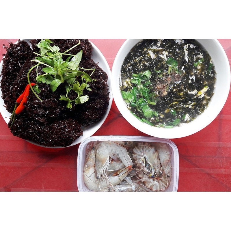 Rong biển khô nấu canh - Rong mứt đeh nấu canh (100gr)