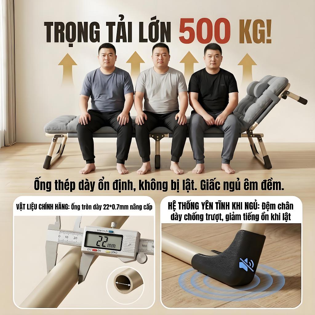 ALVIN giường gấp gọn Một người Gấp Ghế thư giãn để cắm trại Văn phòng Nghỉ trưa Khẩn cấp Ngoài trời