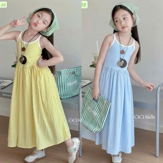 ĐẦM MAXI 2 DÂY VIBE ĐI BIỂN, CHUẨN STYLE HÀN CHO BÉ 9-40KG | AnhMy Baby