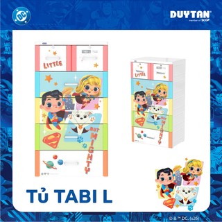 [Phiên bản đặc biệt] Tủ quần áo DUY TÂN Tabi-L 5 tầng AW siêu nhân SUPERMAN 4 hộc lớn 2 nhỏ bền đẹp