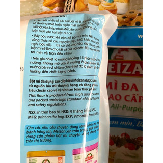 Bột mì đa dụng Meizan gói 500g