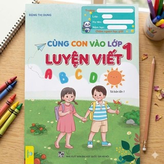 Sách - Combo 2Q Luyện Viết (Cùng Con Vào Lớp 1 + Chữ thường, chữ hoa cỡ nhỏ, theo nhóm) - ndbooks