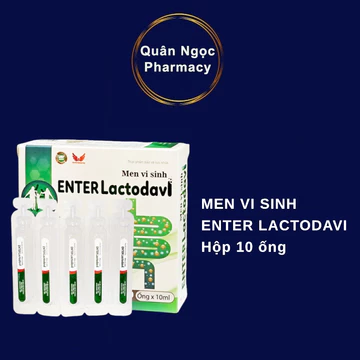 [Hàng Công Ty] Men vi sinh Enter Lactodavi bổ sung vi khuẩn có ích, hỗ trợ cân bằng hệ vi sinh đường ruột