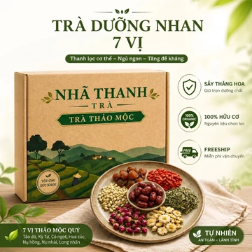 TRÀ DƯỠNG NHAN 7 VỊ THẢO MỘC TRÀ THẢO MỘC NHÃ THANH