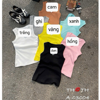 QCL1 Áo ba lỗ cotton tăm mẫu mới 2026 chất cực thích ,form ôm siêu đẹp(Freesz)