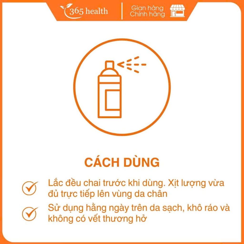 Khử mùi dạng xịt Etiaxil Anti - Transpirant Protection 48h kiểm soát tuyến mồ hôi chân (Chai 100ml)
