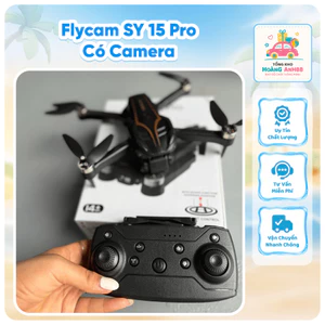 Flycam SY15 Pro Có Camera – Drone Gấp Gọn Cao Cấp, Máy Bay Điều Khiển Từ Xa Bay Ổn Định