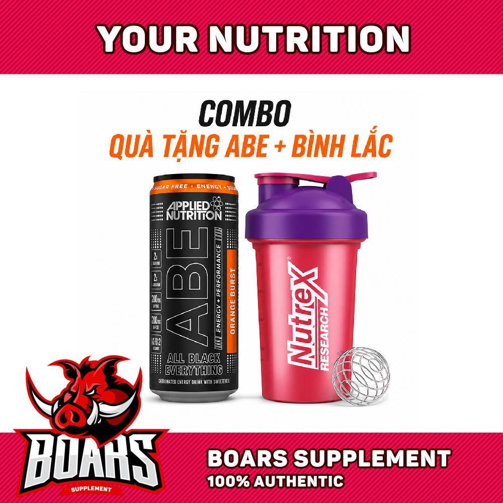 Bộ Quà Tặng - Combo Lon Nước + Bình Lắc (Quà Tặng Không Bán)