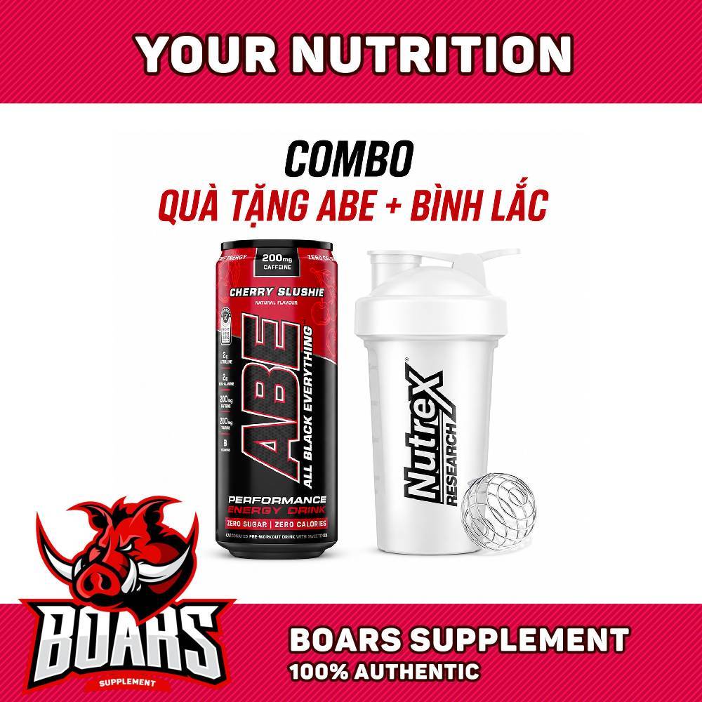 Bộ Quà Tặng - Combo Lon Nước + Bình Lắc (Quà Tặng Không Bán)
