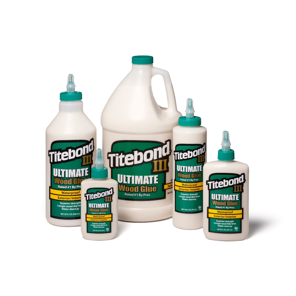 KEO DÁN GỖ TITEBOND III NÂU NHẠT TEM XANH LÁ