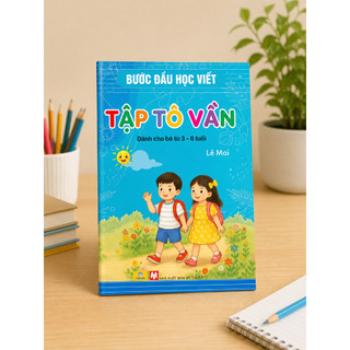 Sách - Bước đầu học viết - Tập tô vần (Dành cho bé từ 3-6 tuổi) - ndbooks