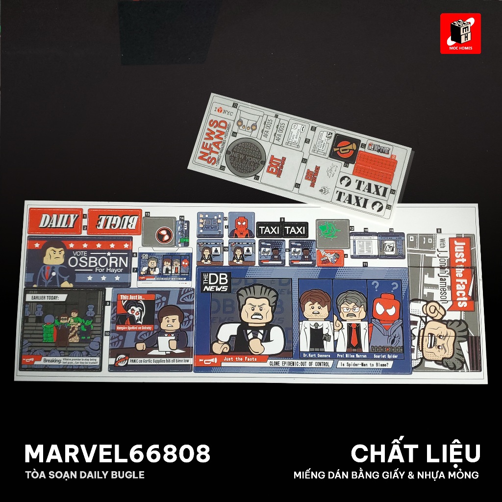 [IN LƯNG] Đồ chơi lắp ráp mô hình Tòa soạn báo Daily Bugle SpiderMan | 3372PCS | BigBuy360 - bigbuy360.vn