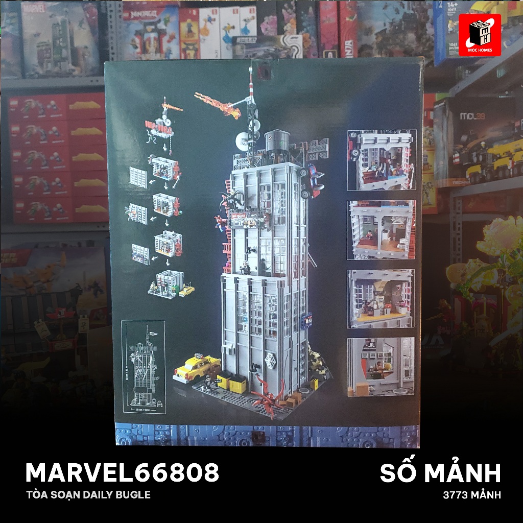 [IN LƯNG] Đồ chơi lắp ráp mô hình Tòa soạn báo Daily Bugle SpiderMan | 3372PCS | BigBuy360 - bigbuy360.vn