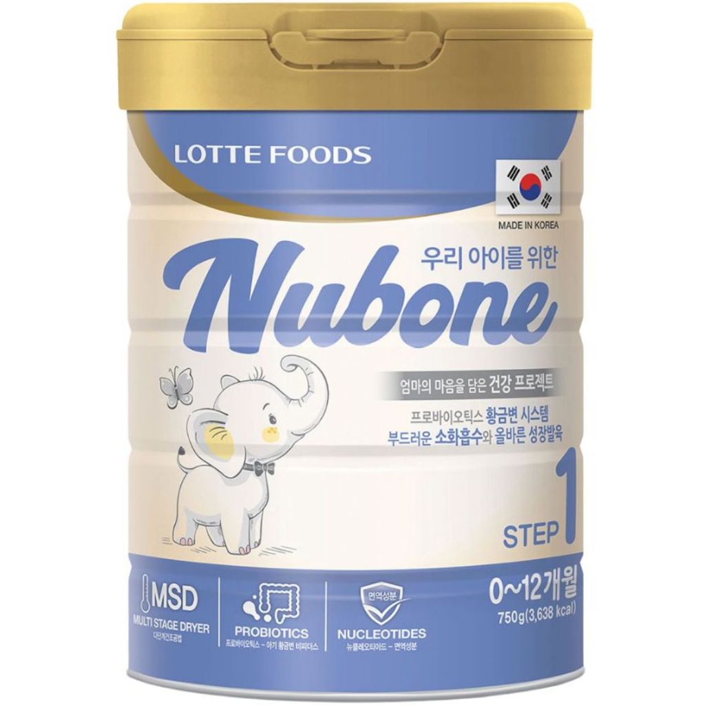 Sữa Công Thức Nubone Step 1 2  750g, Hỗ Trợ Hệ Tiêu Hóa Khoẻ Mạnh Cho Bé - TN Baby