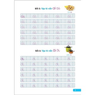 Sách - Bước đầu học viết - Tập tô vần (Dành cho bé từ 3-6 tuổi) - ndbooks