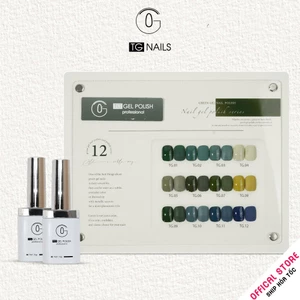 Set sơn gel 12 màu xanh TG cá tính, tôn da tay
