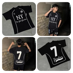 Áo Jersey New Era New York Yankees Black Line - 12354878