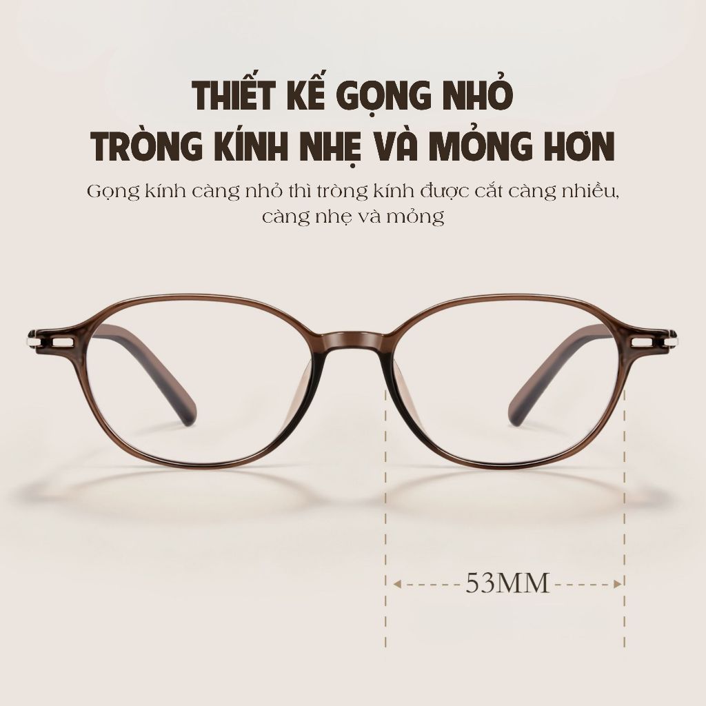 Gọng Kính Oval Nữ MOCO 6613 Thời Trang, Kính Mắt Chống Ánh Sáng Xanh, Kính Nhựa Cao Cấp Cho Nữ