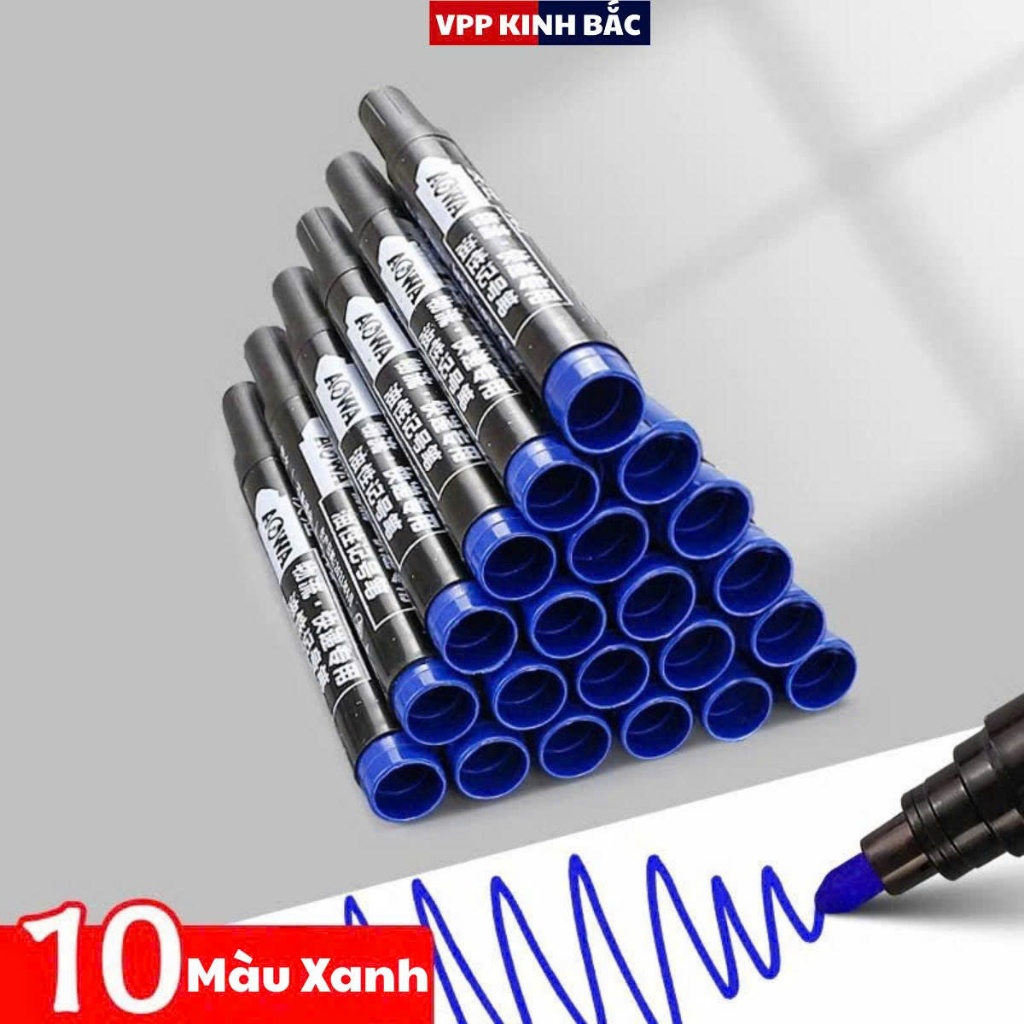 Bút Đánh Dấu Đa Năng Viết Trên Mọi Bề Mặt Có 4 Màu Xanh/Đen/Đỏ và Trắng.- Không Xóa Được, Chống Nước.