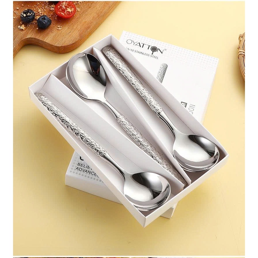 Bộ Thìa Oyatton Inox 18/10 – OYT573, Bộ 6 Thìa Inox 18/10 Sang Trọng