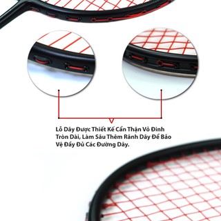 Vợt Cầu Lông 4U Căng Sẵn Guang Yu Full Carbon Thân Dẻo Siêu Nhẹ,Siêu Bền + Tặng Quấn Cán Và Túi