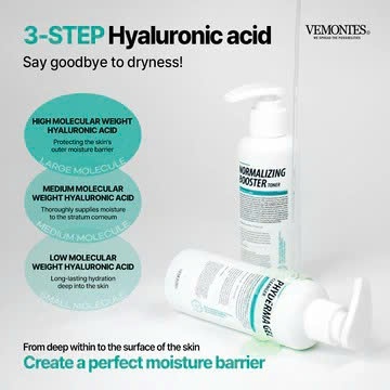 H103_Toner Dưỡng Ẩm Làm Dịu Da Vemontes NORMALIZING BOOSTER TONER 150ml