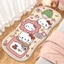 Thảm Chùi Chân Hello Kitty 50x120cm – Thảm Dài Lông Mềm Giả Cashmere, Trải Sàn Phòng Ngủ, Chống Trượt, Êm Ái Decor