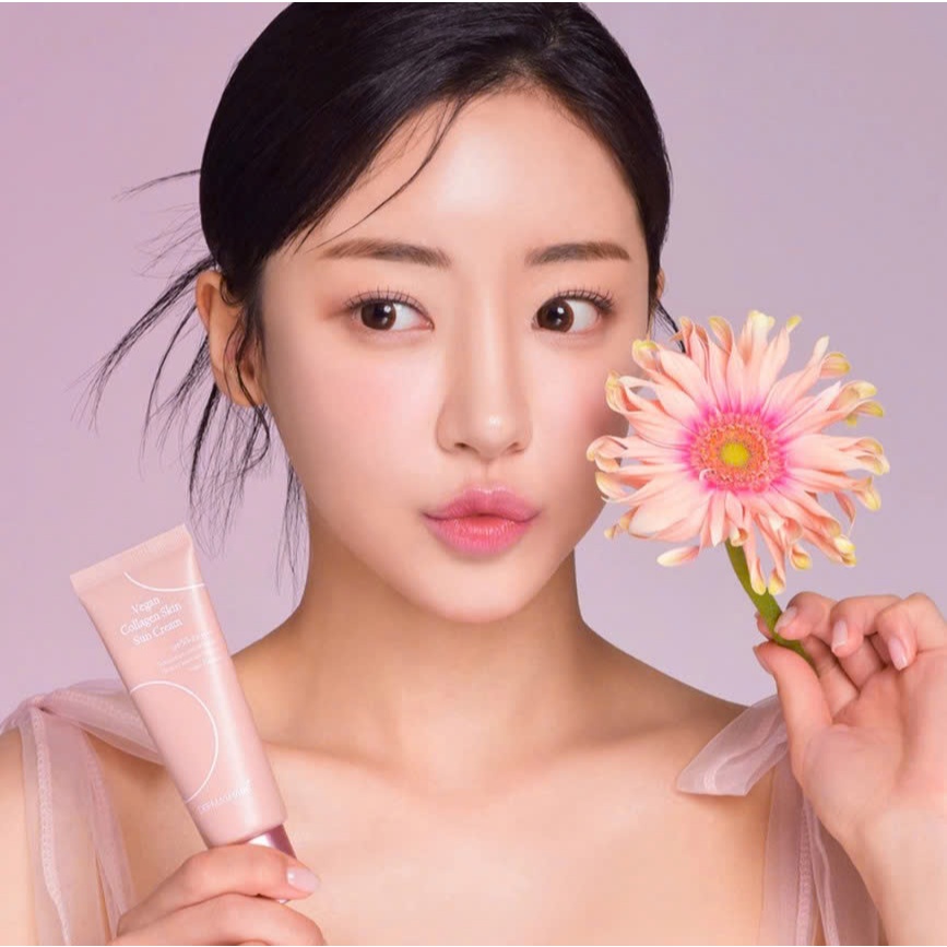 H104_[KÈM QUÀ]  Kem Chống Nắng Thuần Chay DERMASHARE+ Vegan Collagen Skin Sun Cream SPF50+ PA++++