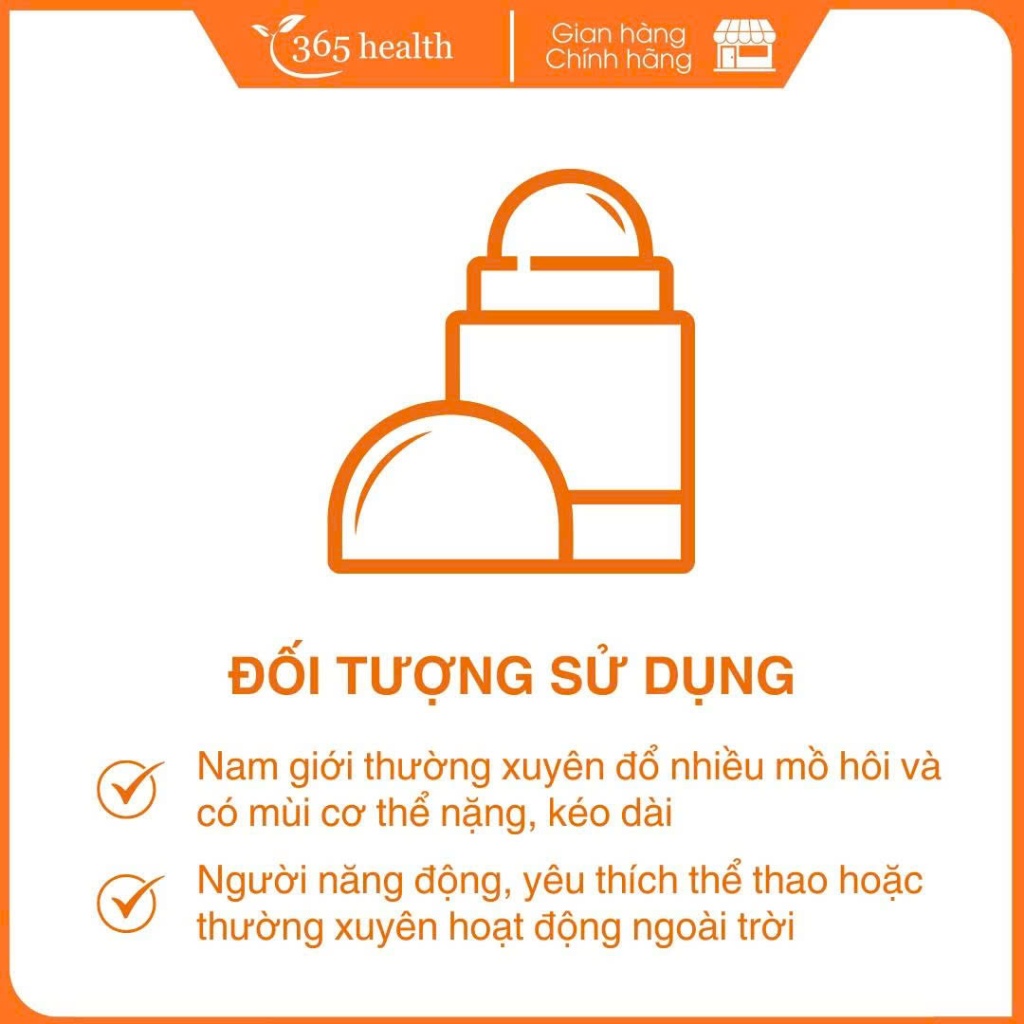 Lăn Khử Mùi Và Ngăn Mồ Hôi Chuyên Sâu Etiaxil Men 15ml