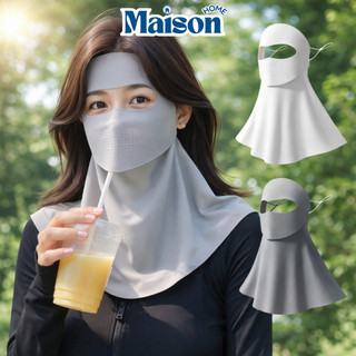 Khẩu Trang Chống Nắng Full Mặt Dài Chống UV MAISON Chất Liệu Lụa Băng Mịn Mát, Thoáng Khí