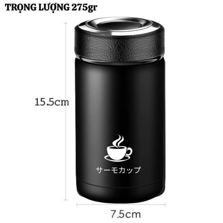 Cốc Uống Trà Giữ Nhiệt Nhật Bản Dung Tích400ml Hàng Nhập Bãi Chưa Qua Sử Dụng Có Lọc Trà