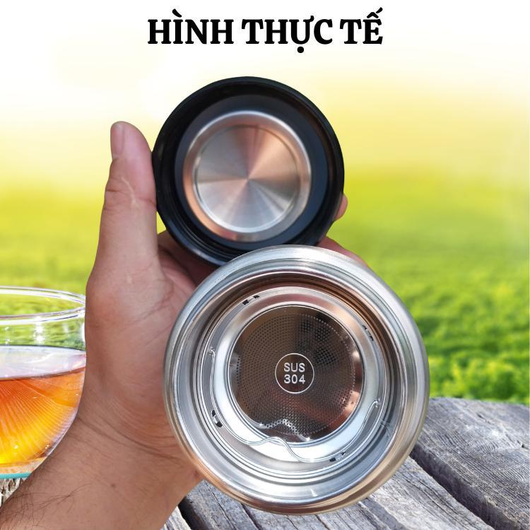 Cốc Uống Trà Giữ Nhiệt Nhật Bản Dung Tích400ml Hàng Nhập Bãi Chưa Qua Sử Dụng Có Lọc Trà