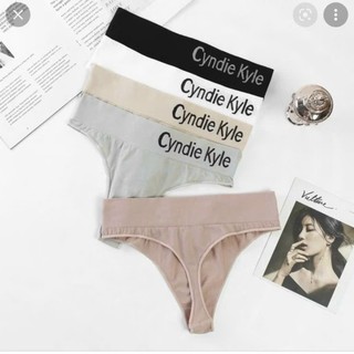 Quần Lót Nữ , Quần Lót Cotton Lọt Khe phối cạp chữ cá tính mã Q415 BC_CHIC LINGERIE