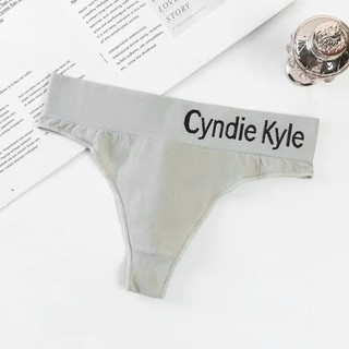Quần Lót Nữ , Quần Lót Cotton Lọt Khe phối cạp chữ cá tính mã Q415 BC_CHIC LINGERIE
